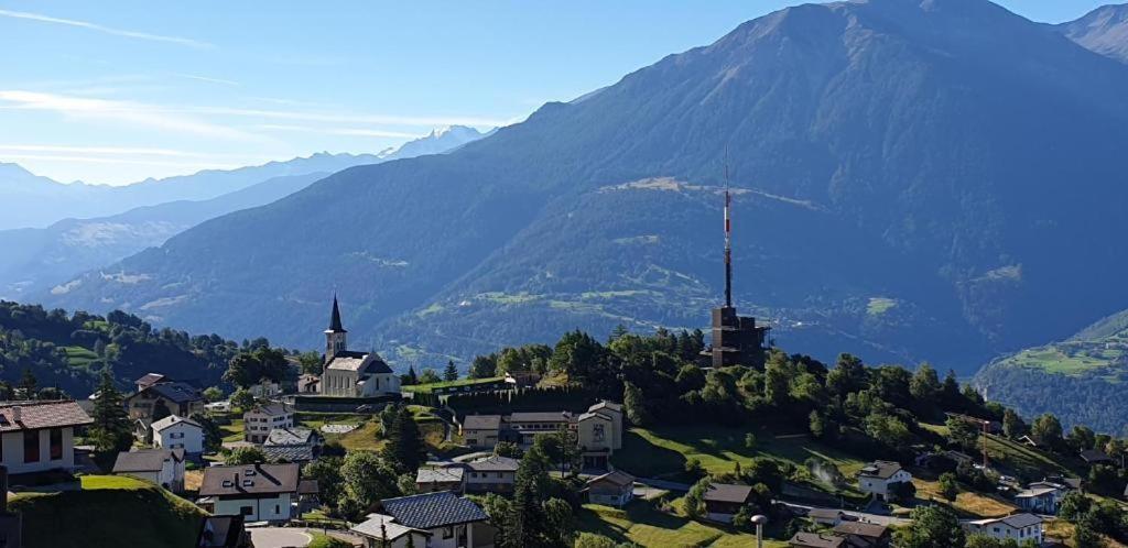 Hotel Rhoneblick Guttet-Feschel Extérieur photo